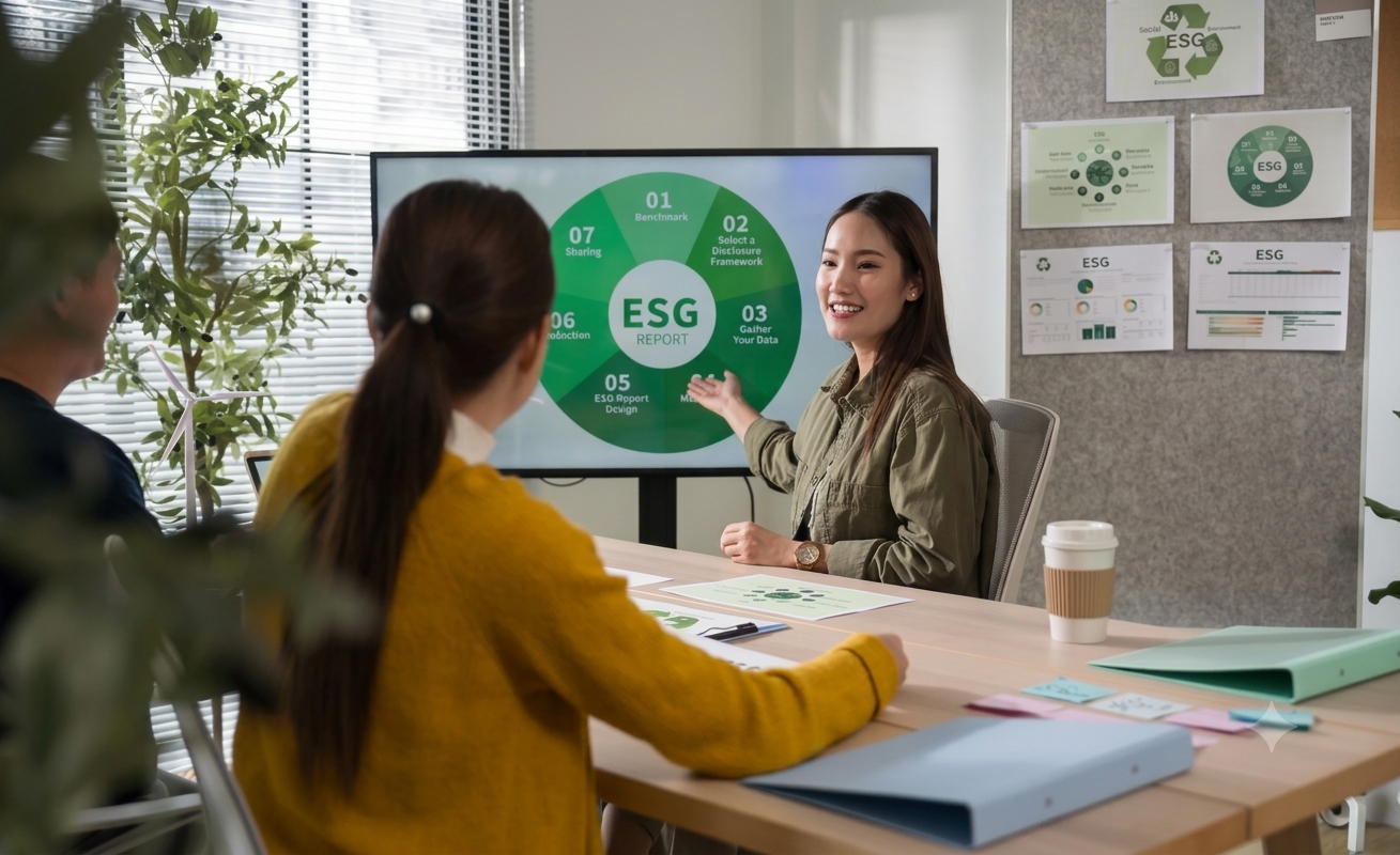 Sustainix ESG digital reporting platform interface preview